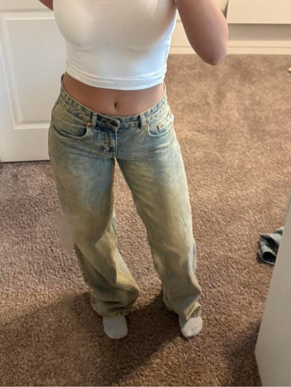 Motel Rocks low rise parallel Jeans